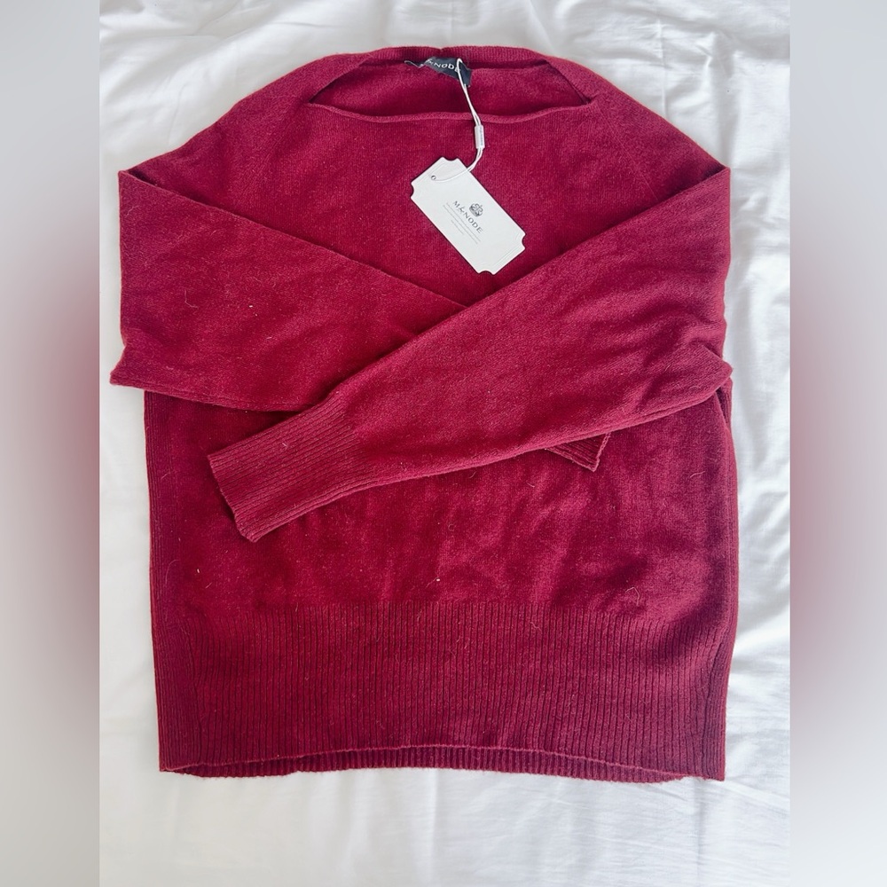 MANODE woman's Cashmere sweater - Picture 2 of 6